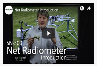 观看视频了解更多关于净辐射计的知识。